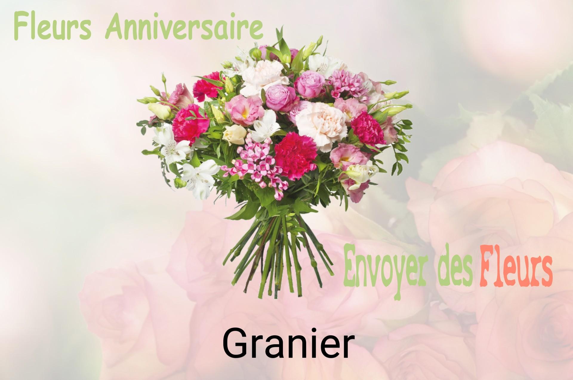 Bouquet de fleurs d’anniversaire livré à Granier